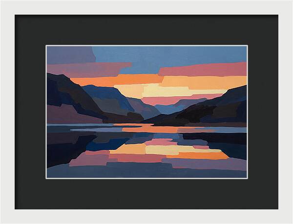 Mirror Stillness At Dawn