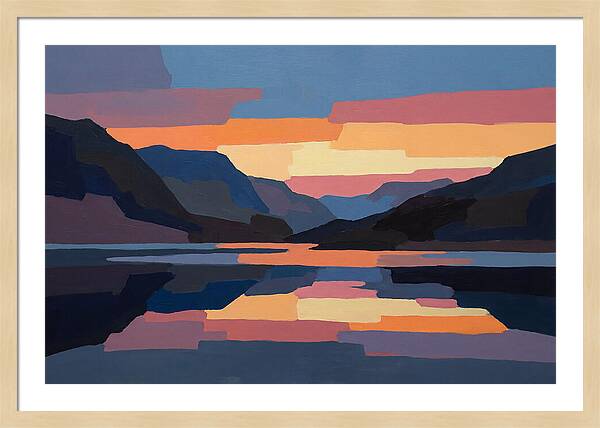 Mirror Stillness At Dawn