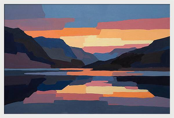 Mirror Stillness At Dawn
