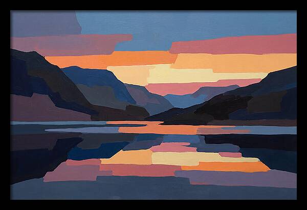 Mirror Stillness At Dawn