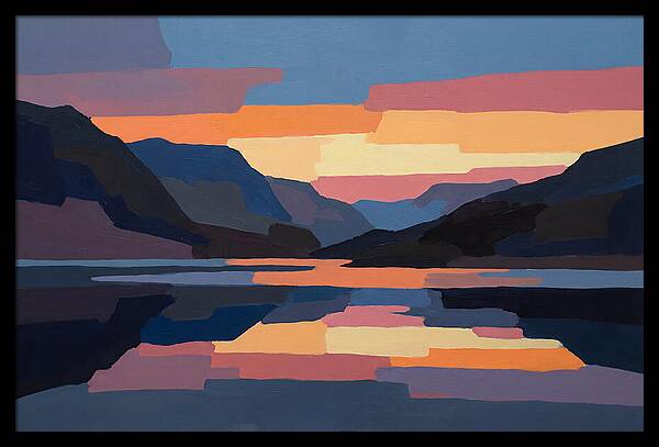 Mirror Stillness At Dawn