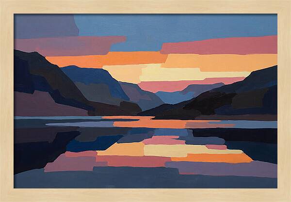 Mirror Stillness At Dawn
