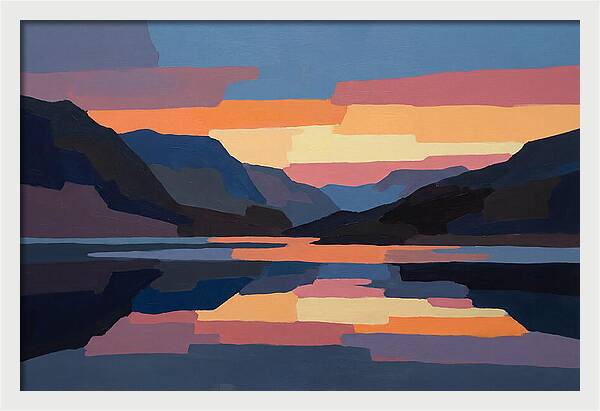 Mirror Stillness At Dawn