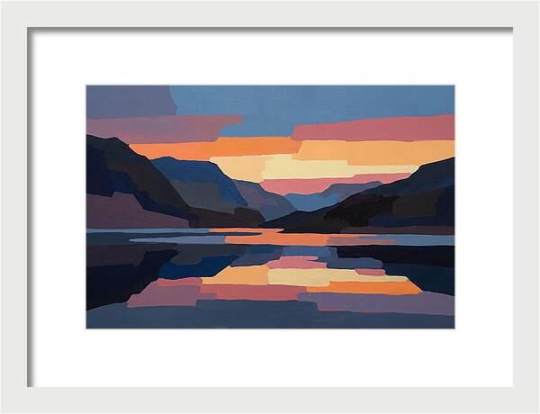 Mirror Stillness At Dawn