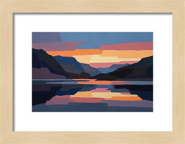 Mirror Stillness At Dawn