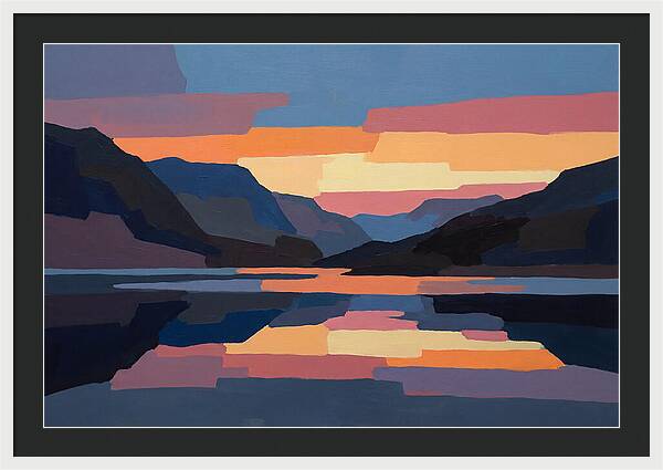 Mirror Stillness At Dawn