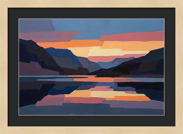 Mirror Stillness At Dawn