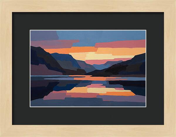 Mirror Stillness At Dawn