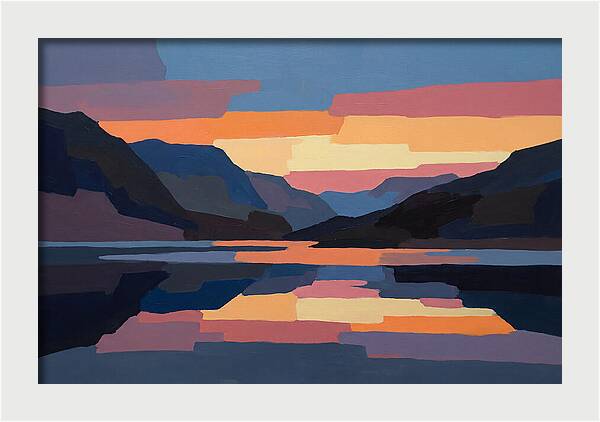 Mirror Stillness At Dawn