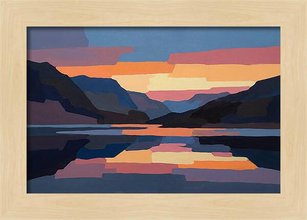 Mirror Stillness At Dawn