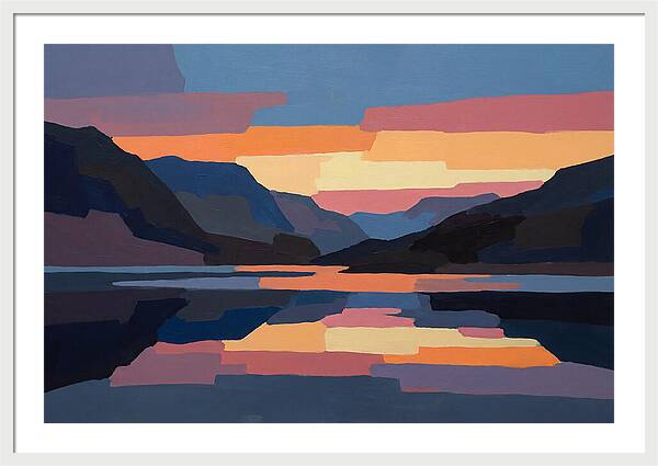 Mirror Stillness At Dawn