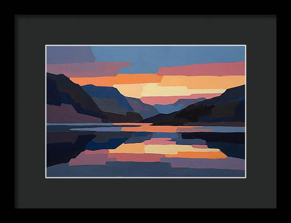 Mirror Stillness At Dawn