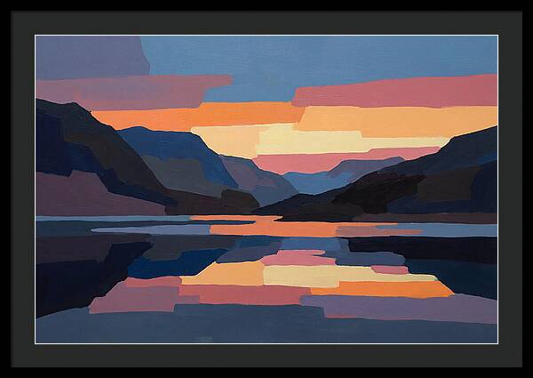Mirror Stillness At Dawn