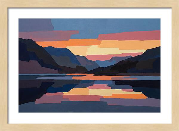 Mirror Stillness At Dawn