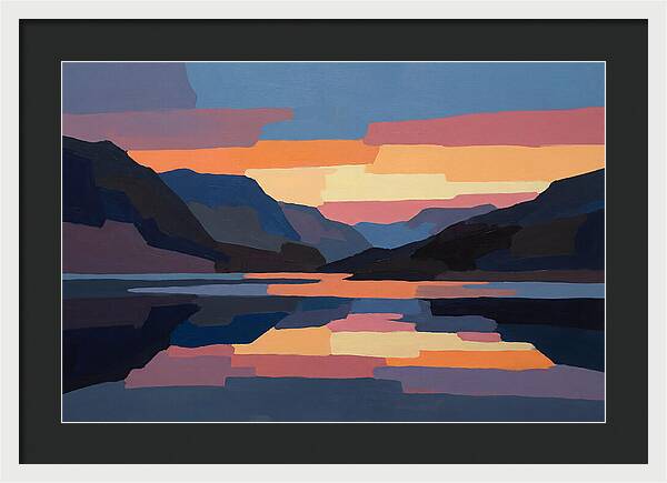 Mirror Stillness At Dawn