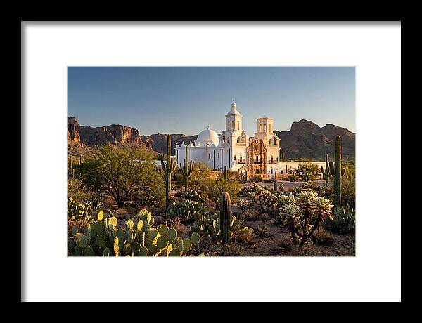 Mission San Xavier At Dusk