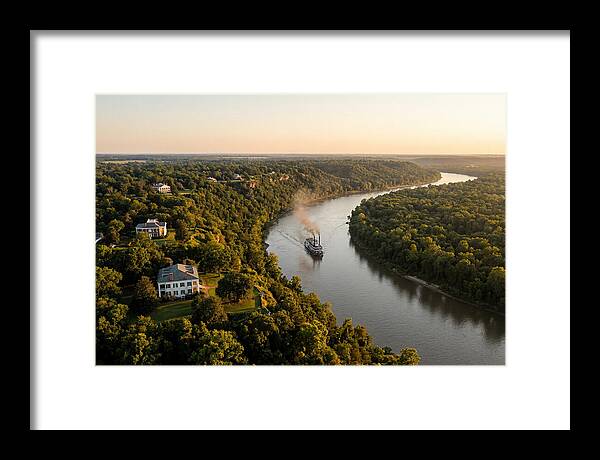 Mississippi River At Golden Hour