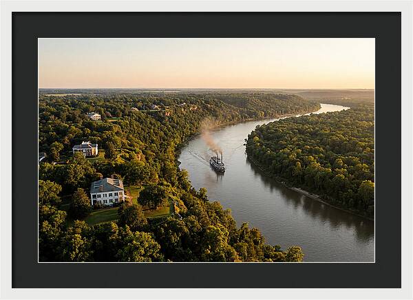 Mississippi River At Golden Hour