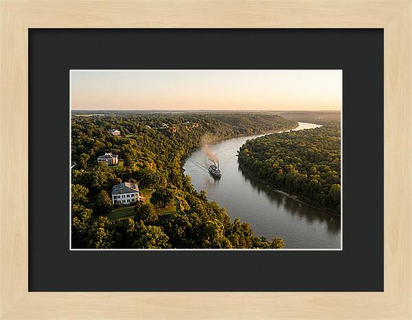 Mississippi River At Golden Hour