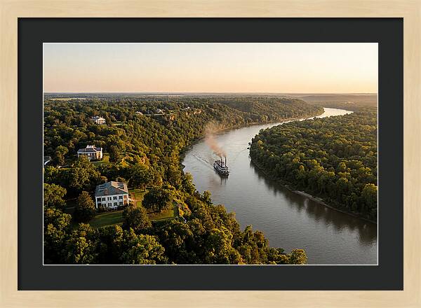 Mississippi River At Golden Hour