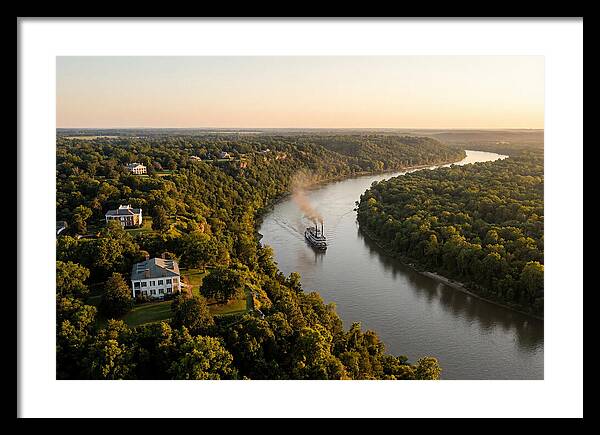 Mississippi River At Golden Hour