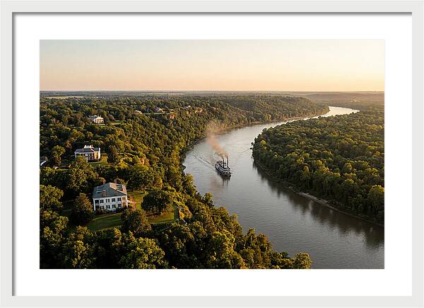 Mississippi River At Golden Hour
