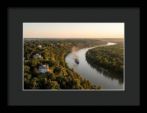Mississippi River At Golden Hour