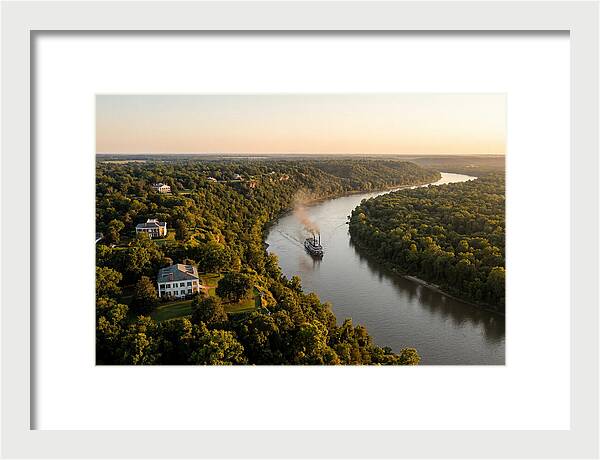 Mississippi River At Golden Hour