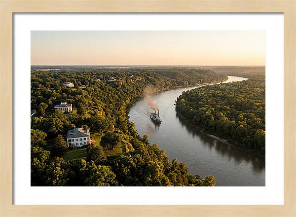 Mississippi River At Golden Hour