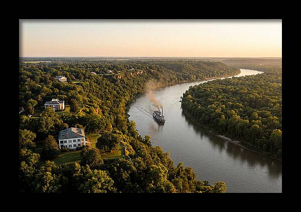 Mississippi River At Golden Hour