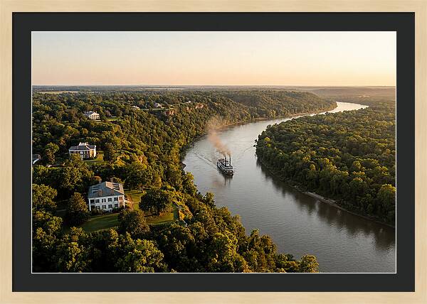 Mississippi River At Golden Hour