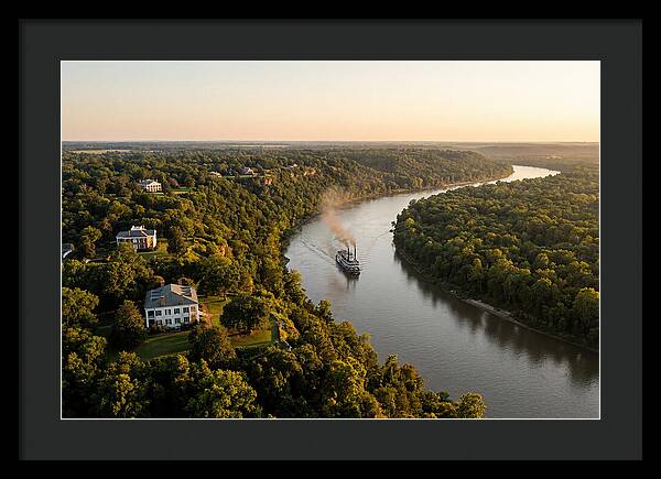 Mississippi River At Golden Hour