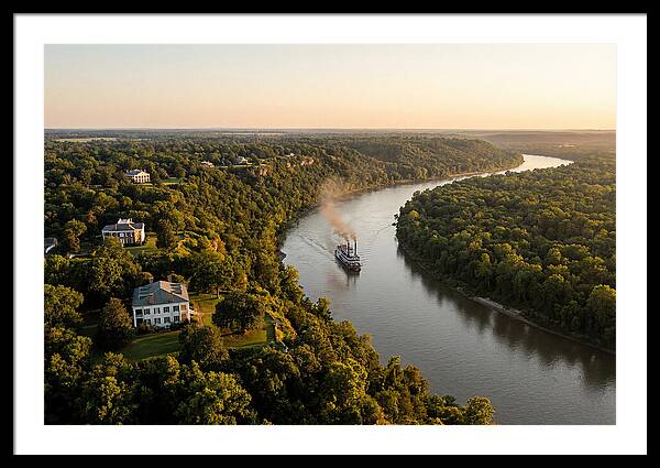 Mississippi River At Golden Hour