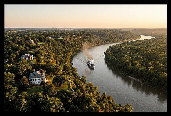 Mississippi River At Golden Hour