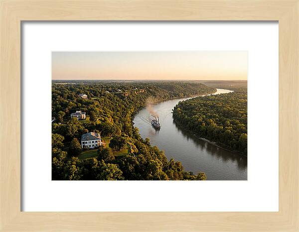 Mississippi River At Golden Hour