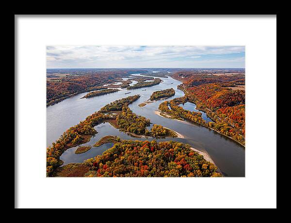 Mississippi River In Autumn Splendor