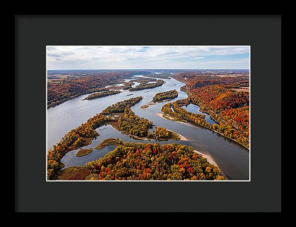 Mississippi River In Autumn Splendor