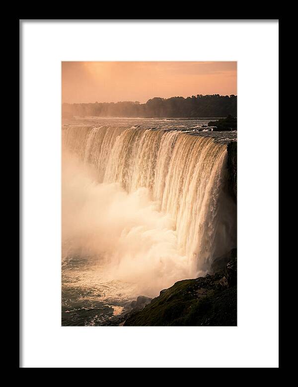 Misty Dusk Over Niagara Falls
