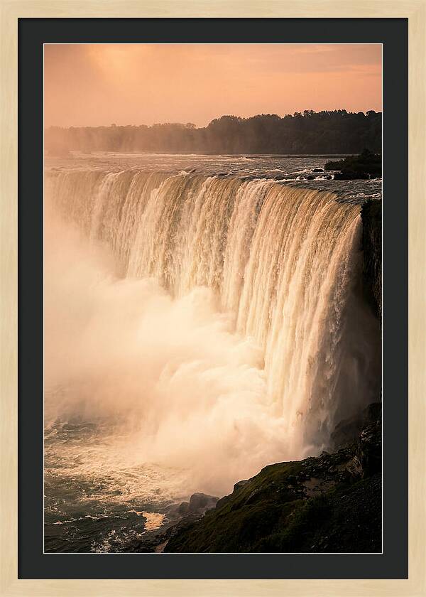 Misty Dusk Over Niagara Falls
