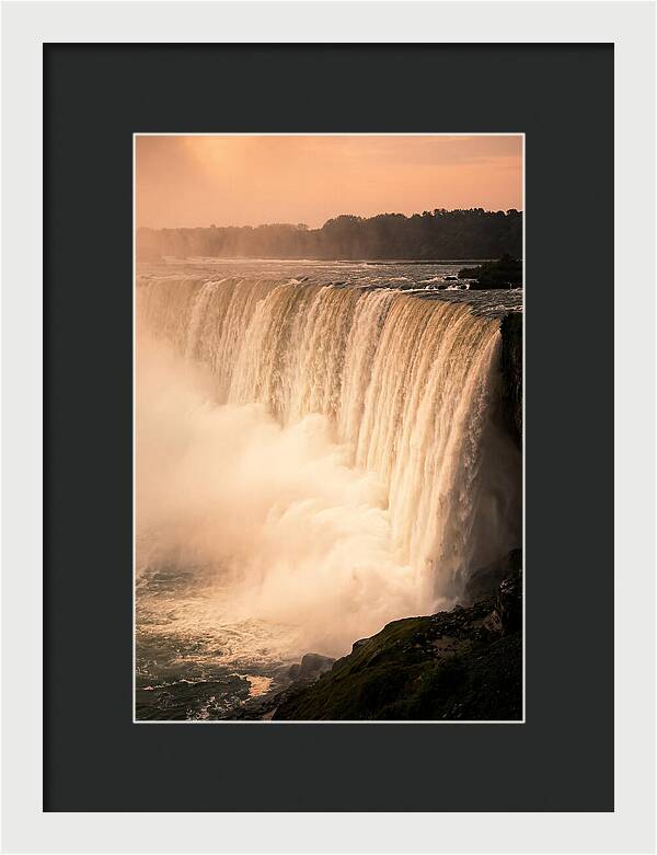 Misty Dusk Over Niagara Falls
