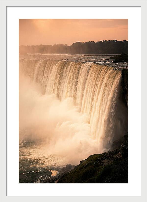 Misty Dusk Over Niagara Falls