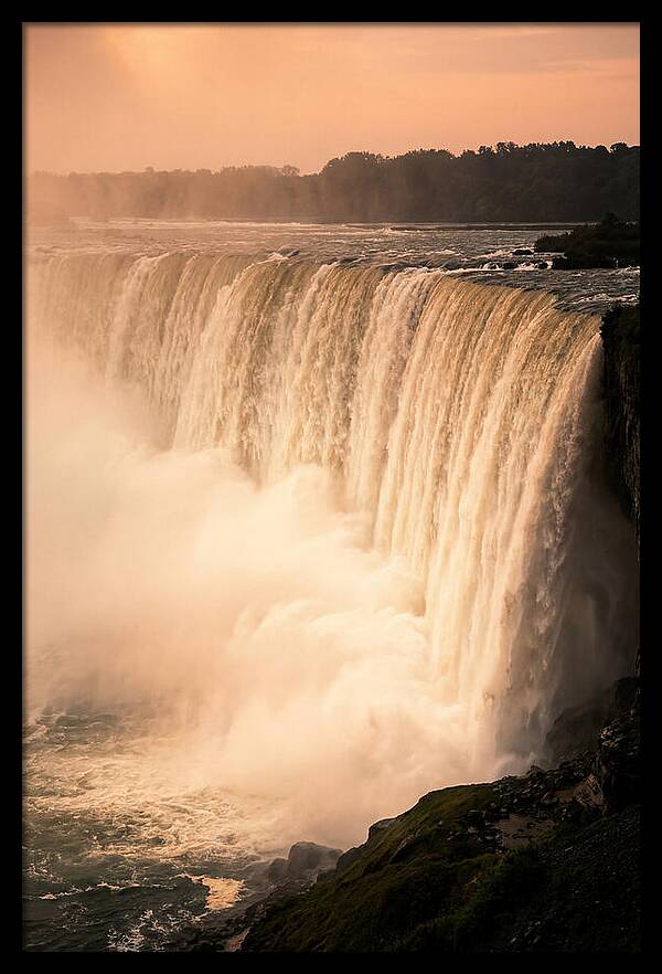 Misty Dusk Over Niagara Falls