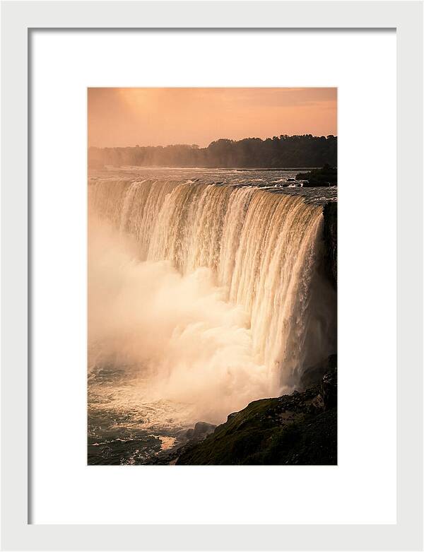 Misty Dusk Over Niagara Falls