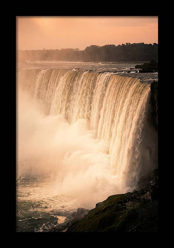 Misty Dusk Over Niagara Falls