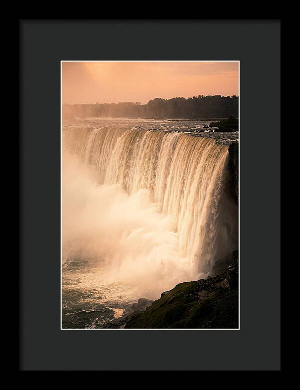 Misty Dusk Over Niagara Falls