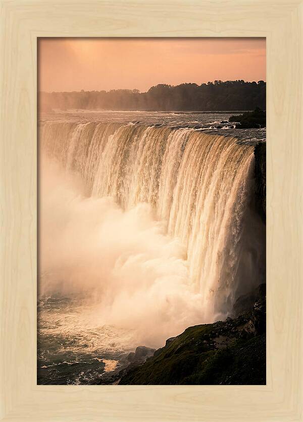 Misty Dusk Over Niagara Falls