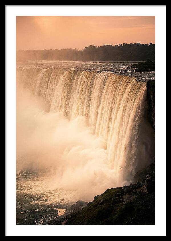 Misty Dusk Over Niagara Falls