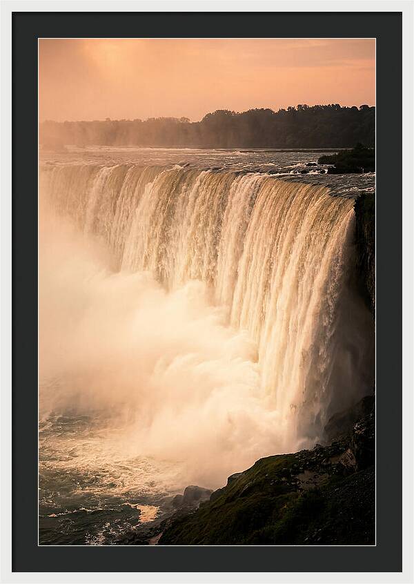 Misty Dusk Over Niagara Falls