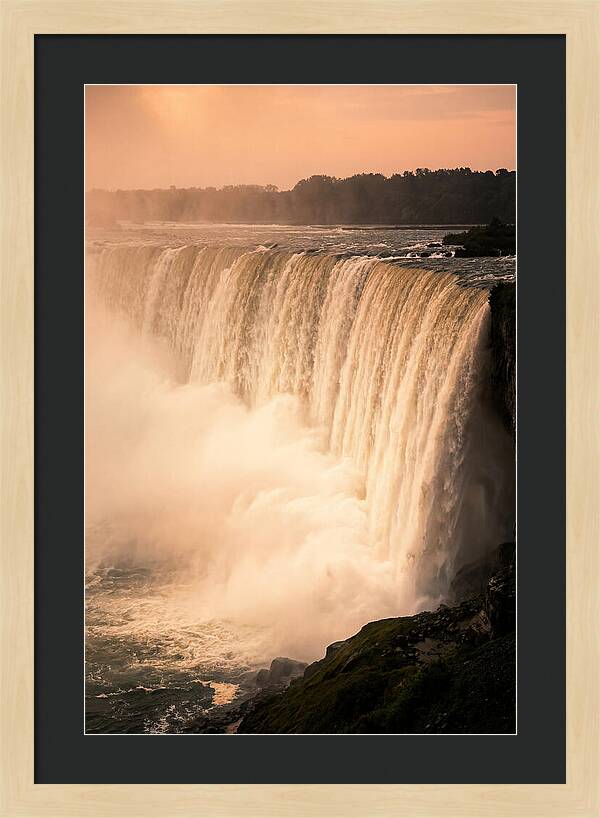 Misty Dusk Over Niagara Falls