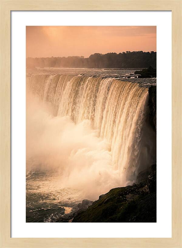 Misty Dusk Over Niagara Falls